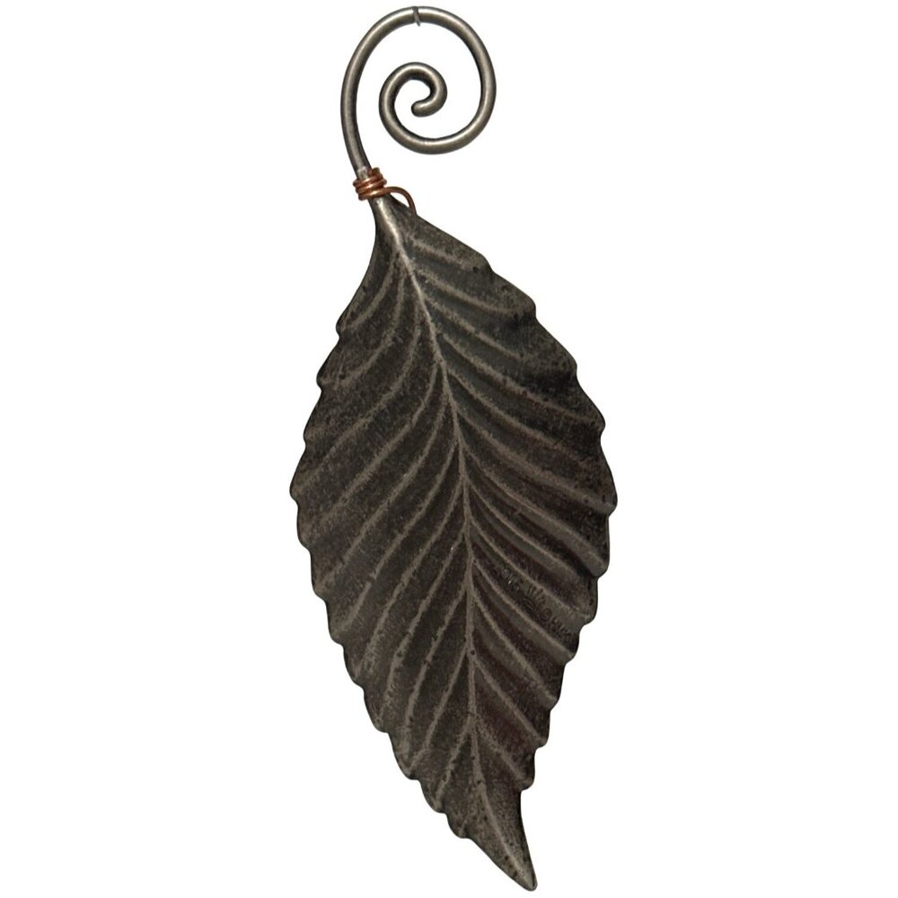 Hallmark Keepsake A New Season Ornament Leaf-Shaped Metal Copper Accent 2015 - Picture 3 of 7